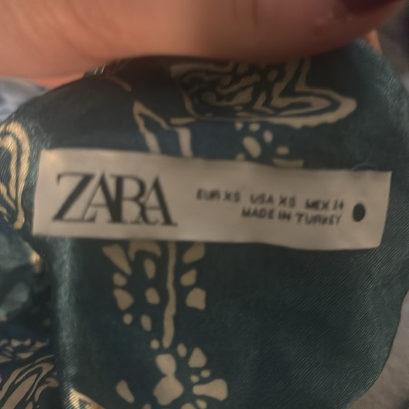 paisley mini dress teal - Picture 5 of 5